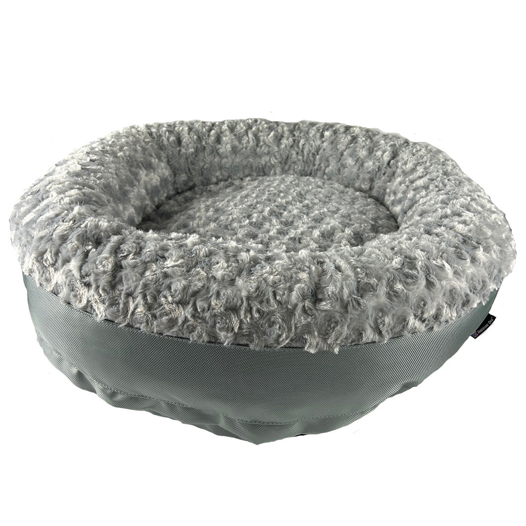 Dog Bed Round Bolstered Furvana Washable Pet Bed Comfort - gallery image 14