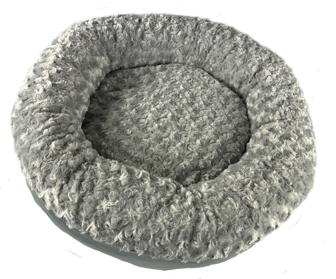 Dog Bed Round Bolstered Furvana Washable Pet Bed Comfort - gallery image 15