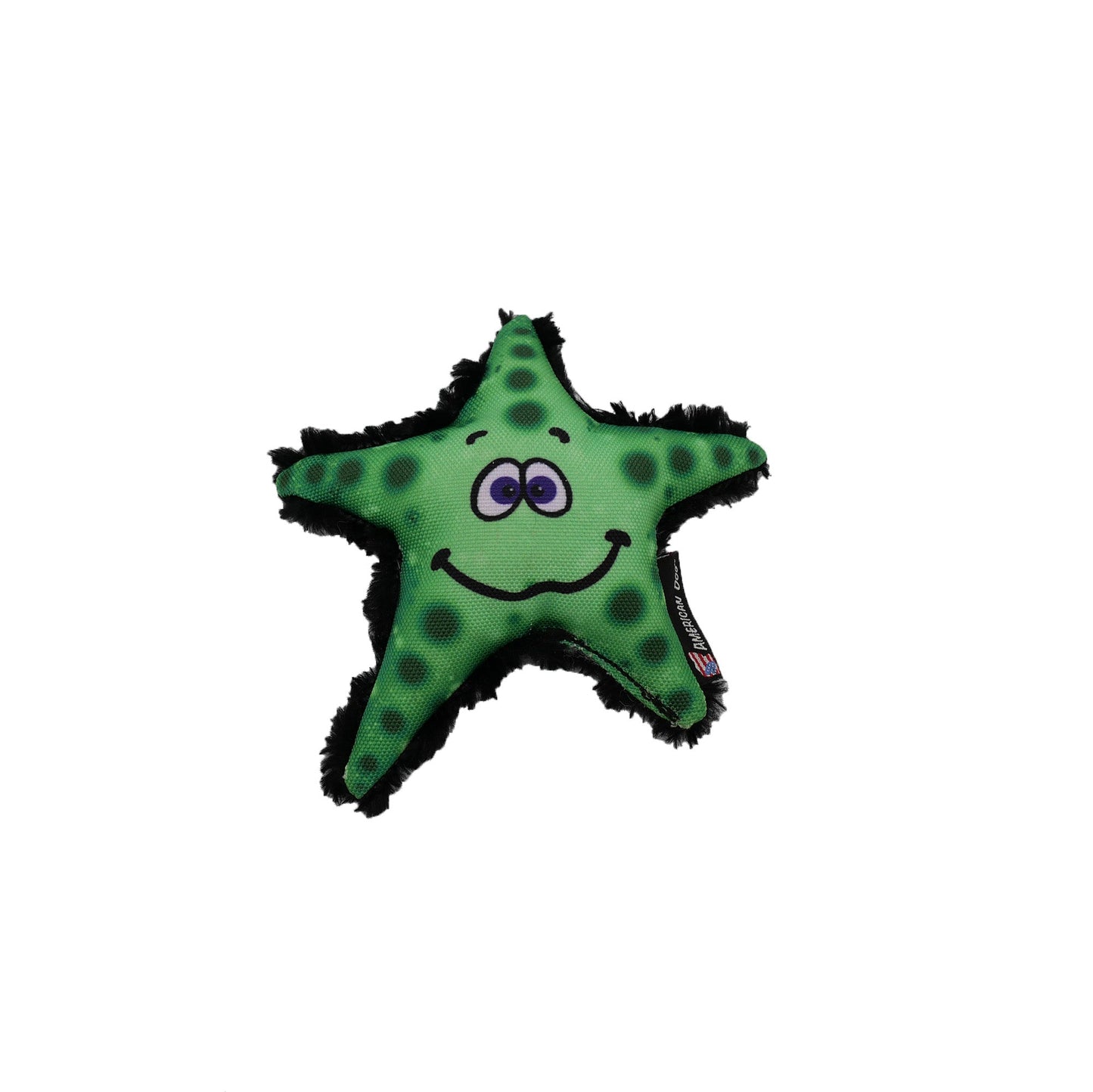 Dog Toy Stanley Starfish Interactive Plush Chew Play Durable - close up view