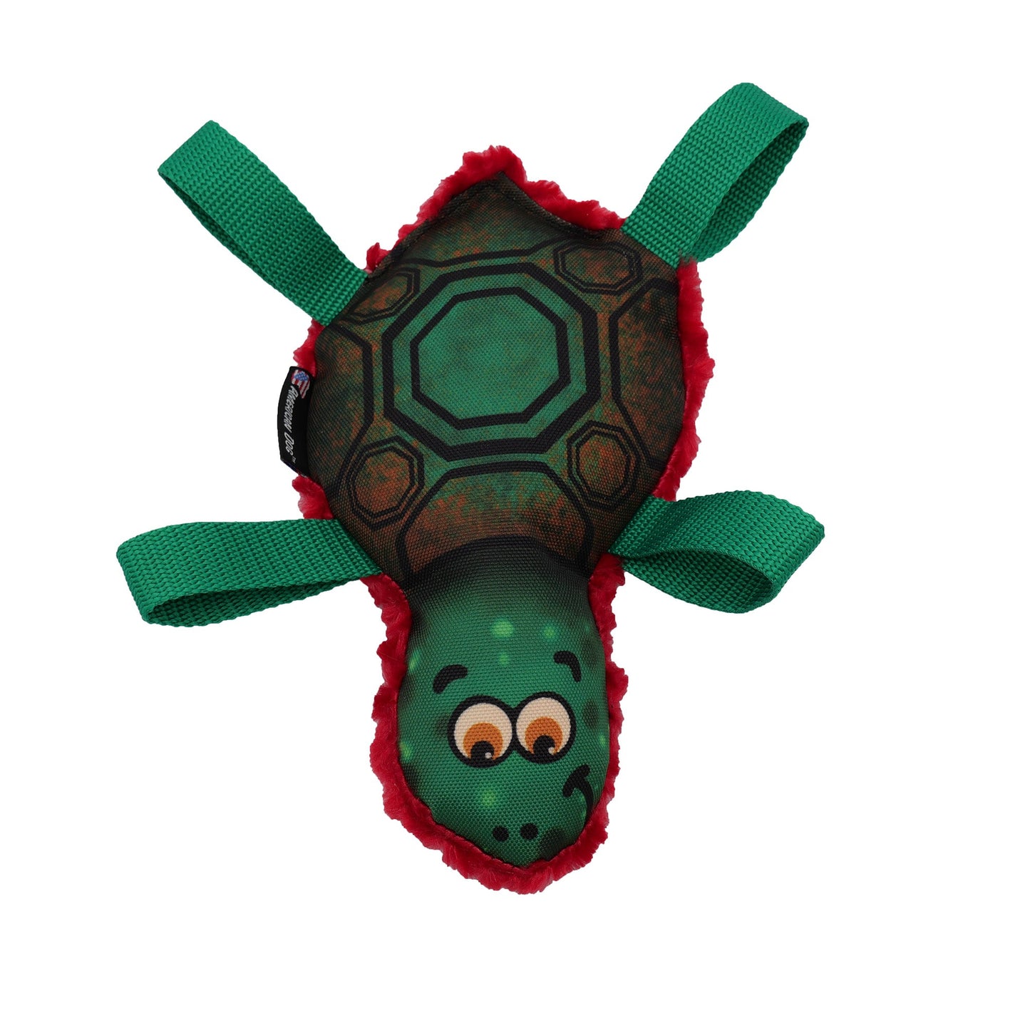 Dog Toy Tommy Turtle Interactive Plush Chew Play Durable Fun - lifestyle view