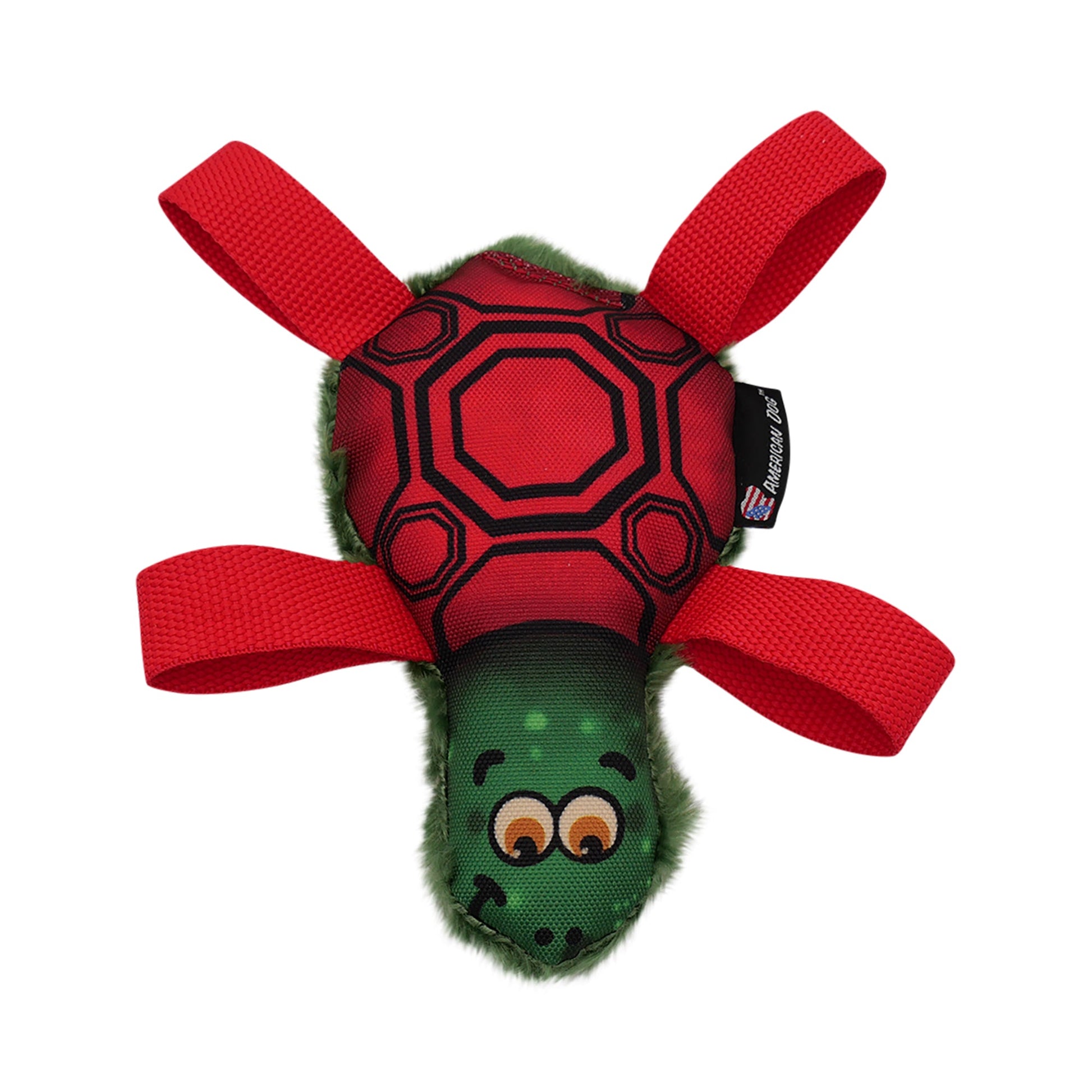 Dog Toy Tommy Turtle Interactive Plush Chew Play Durable Fun - gallery image 5