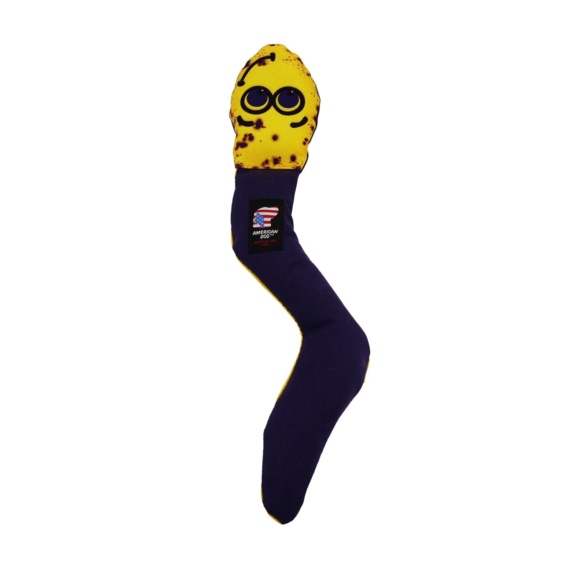 Dog Toy Wiggle Worm Interactive Plush Chew Play Durable Fun - main product image