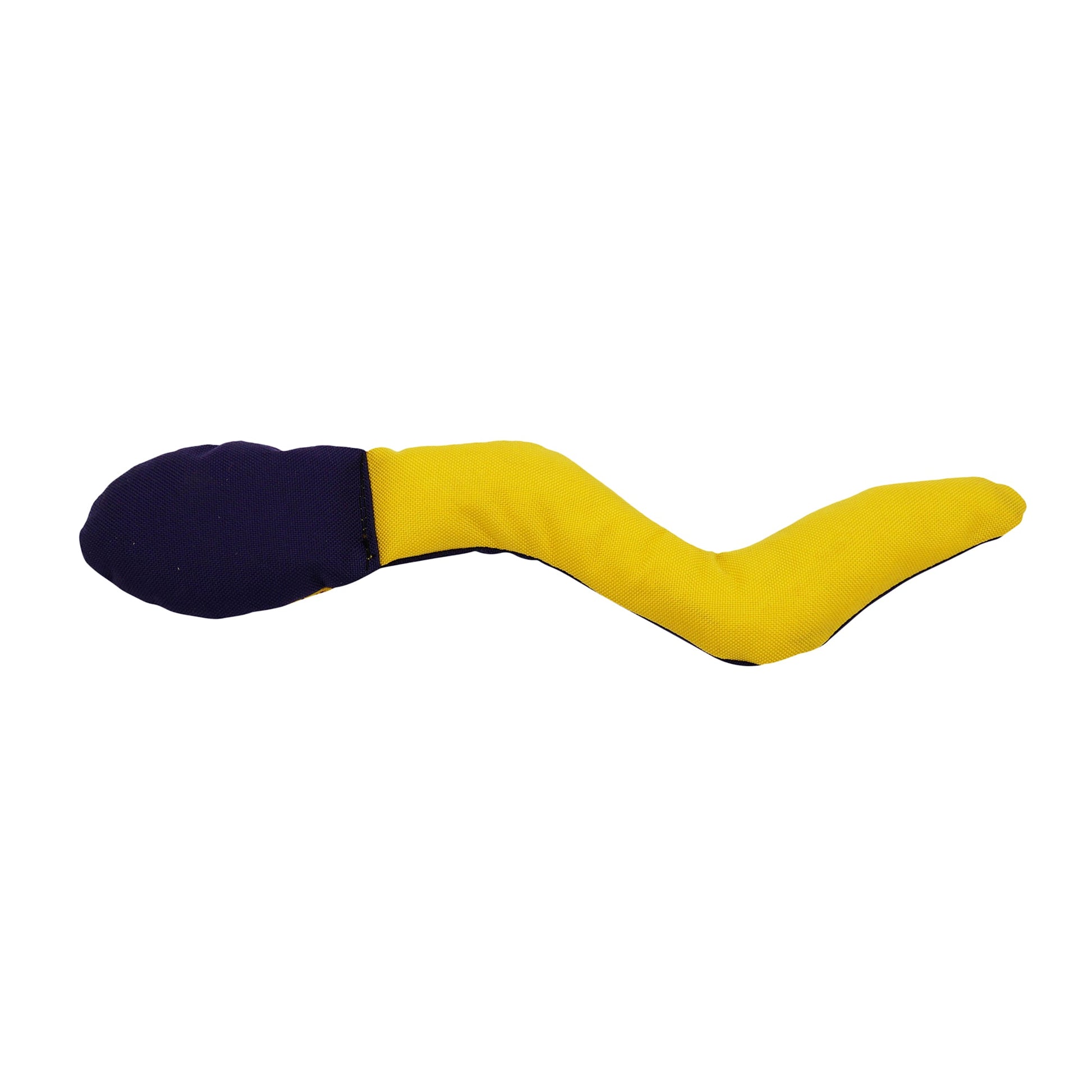 Dog Toy Wiggle Worm Interactive Plush Chew Play Durable Fun - close up view
