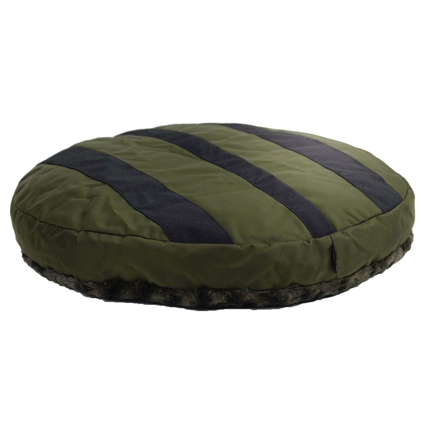 Dog Bed Round Furvana Washable Pet Bed Comfort Premium - close up view