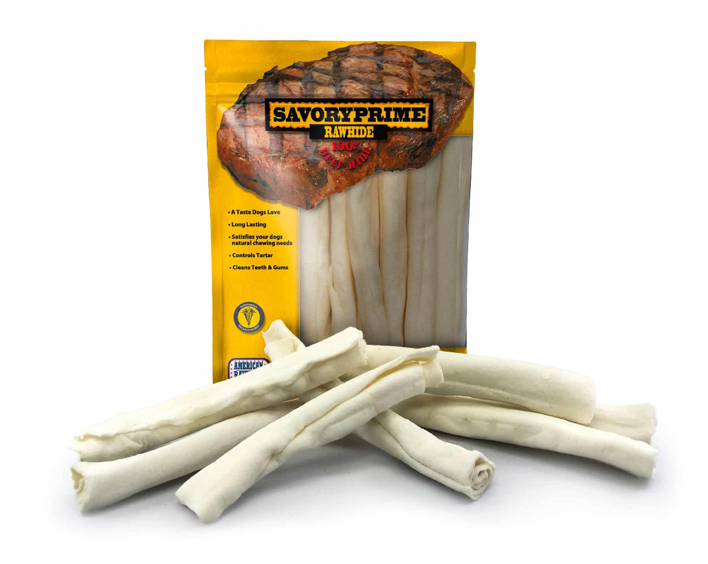 Savory Prime American Mini Retriever Rolls White 7Pk Dog - lifestyle view