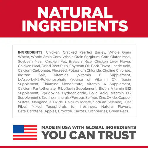 Hills Science Diet Adult Chicken Barley Recipe Dry Dog Food - lifestyle view