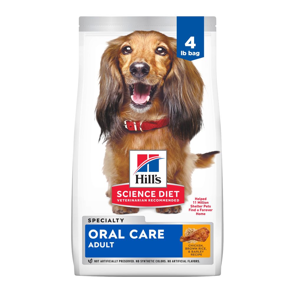 Hills Science Diet Adult Oral Care Chicken Rice Barley Dry - main product image
