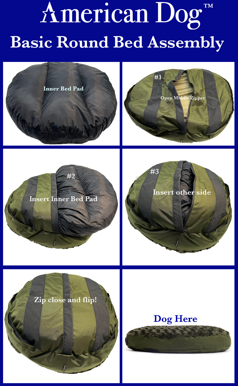 Dog Bed Round Furvana Washable Pet Bed Comfort Premium - gallery image 14