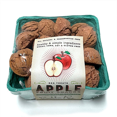 Dog Treat Gift Box: Apple Fruit Dog Treat Crate for Dogs - premium dog treat from Purrfect Pet Kingdom