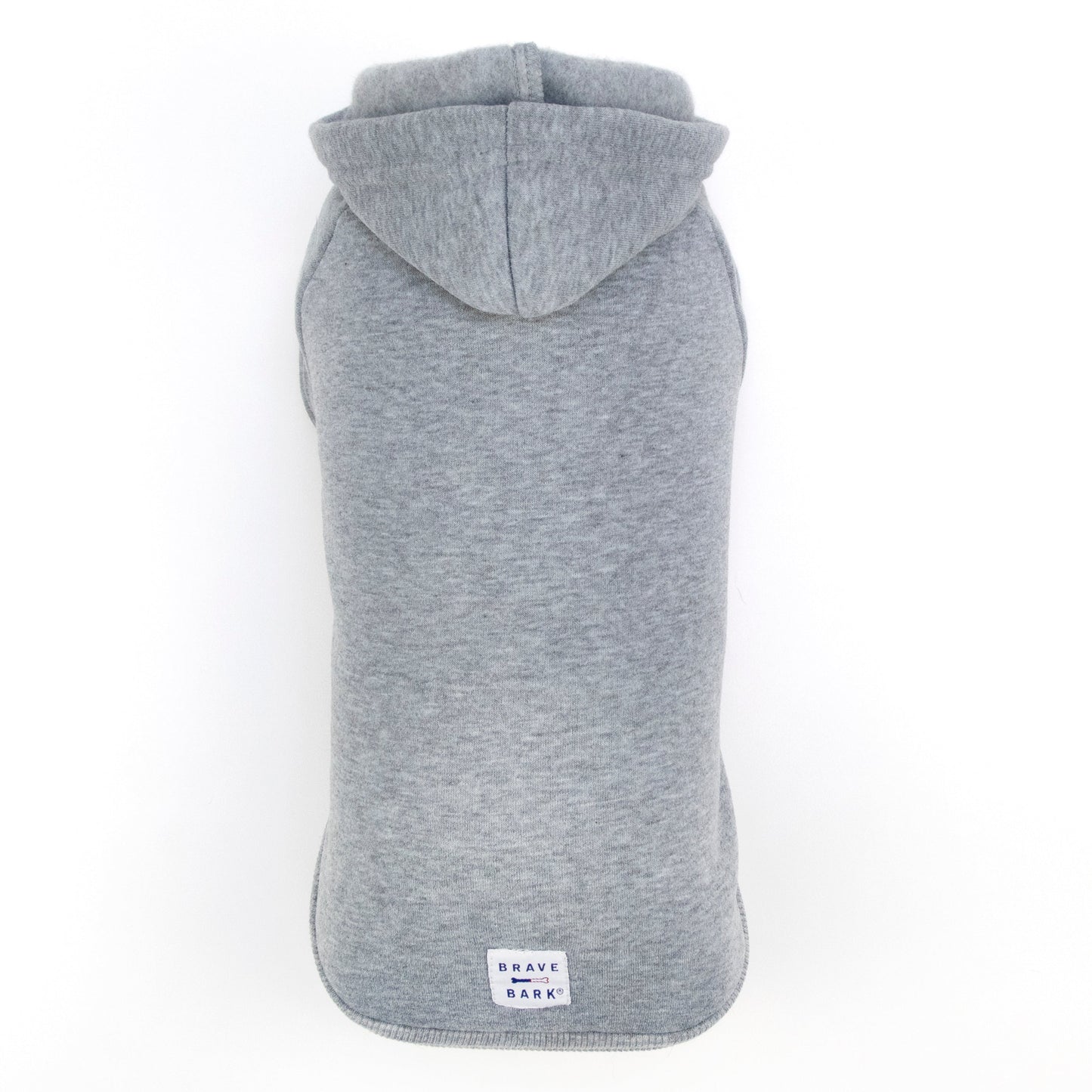 Brave Bark Hooded Dog Fleece Heather Grey Dog Jackets Pet - main product image