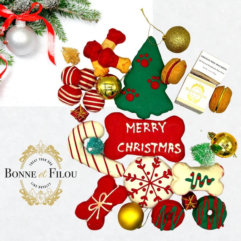 Dog Treats Christmas Themed Treats Gift Box for Daily Use - gallery product image for dog treats