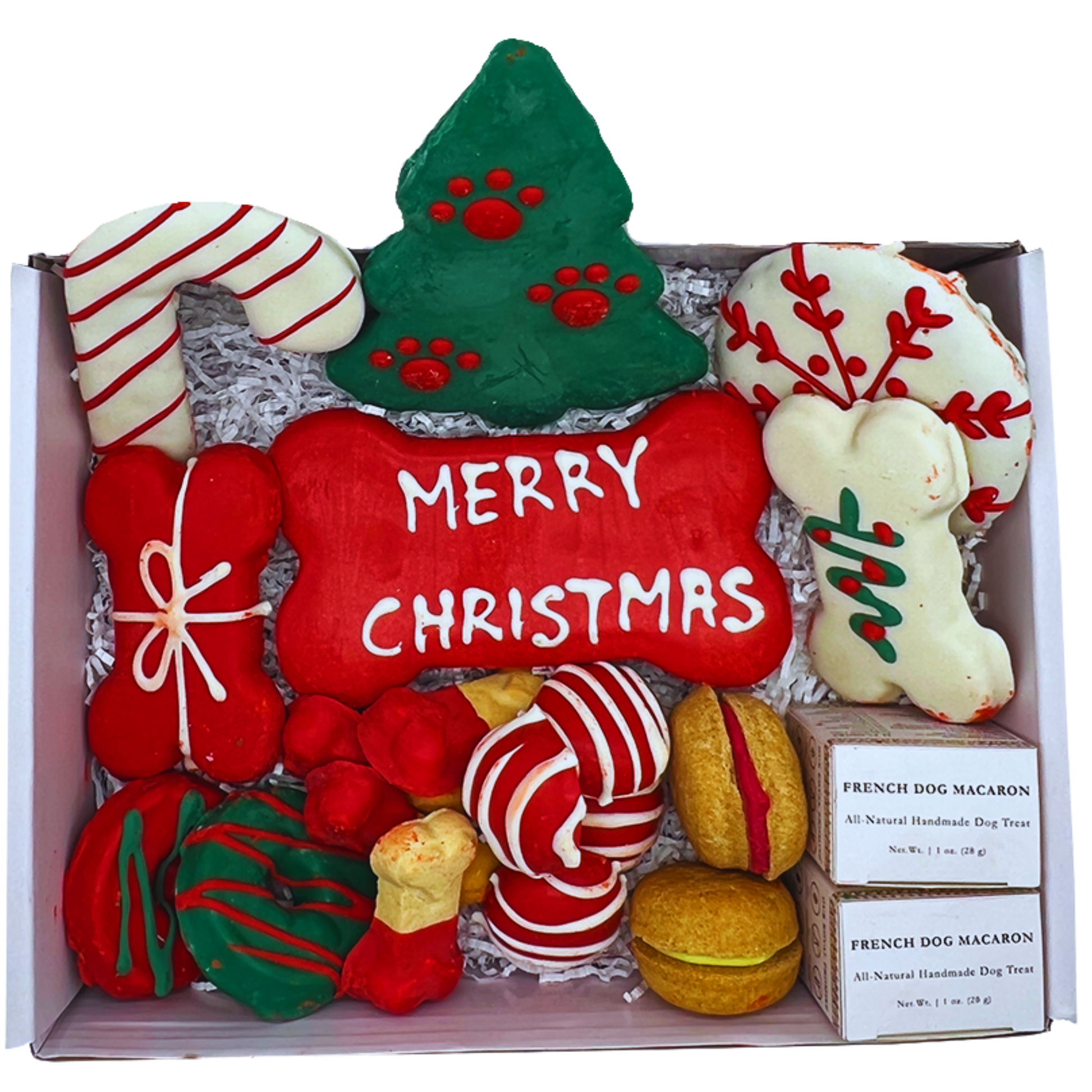 Dog Treats Christmas Themed Treats Gift Box for Daily Use - detail product image for dog treats