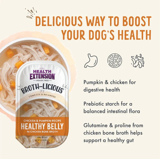 Health Extension Broth Licious Healthy Belly Chicken Pumpkin - detail view