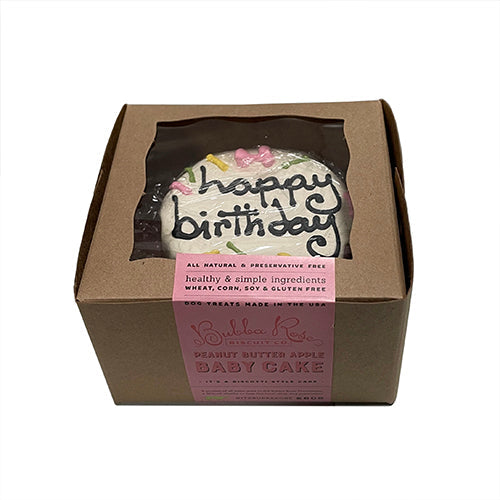 Dog Birthday Cake: Pink Baby Cake Shelf Stable for Dogs - premium dog treat from Purrfect Pet Kingdom