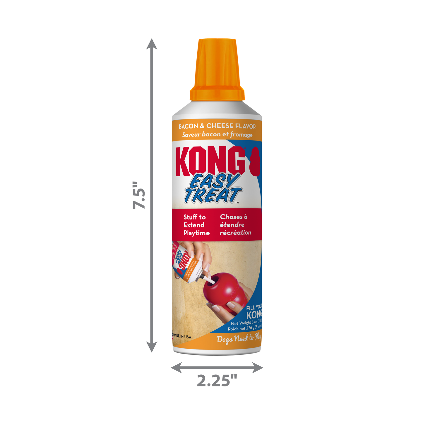 Dog Treats Kong Variety Chews 8oz Training Rewards Premium - detail view