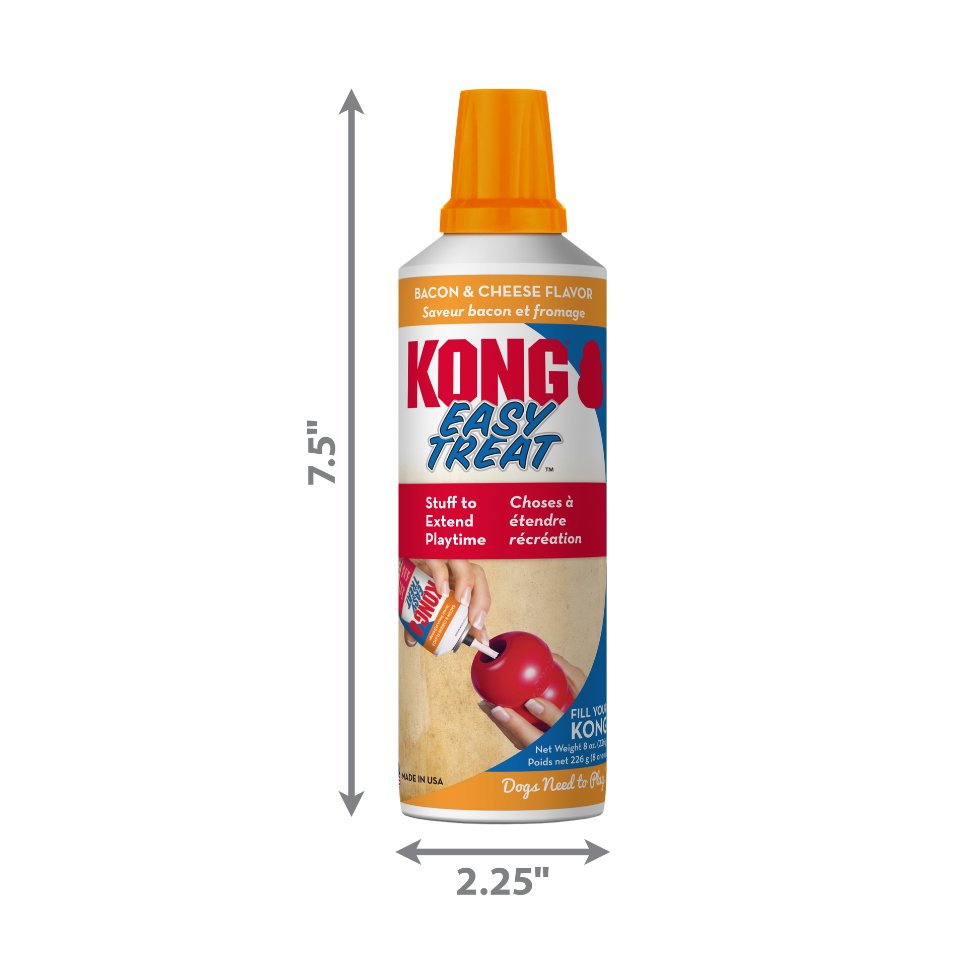 Dog Treats Kong Variety Chews 8oz Training Rewards Premium - detail view
