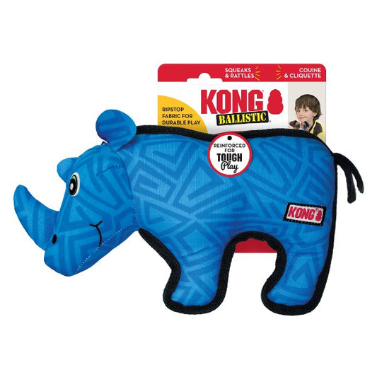 KONG Ballistic Rhino Medium Large Fetch Dog Toy Durable Play - main product image