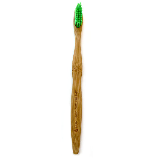 Bamboo Toothbrush for Large Dogs - Organic Dental Solutions - detail view | Dental at Purrfect Pet Kingdom