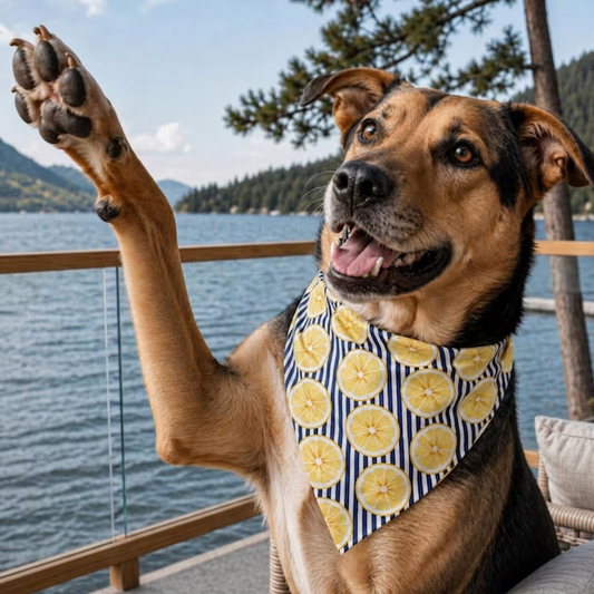 Lemon Dog Bandana - main product image