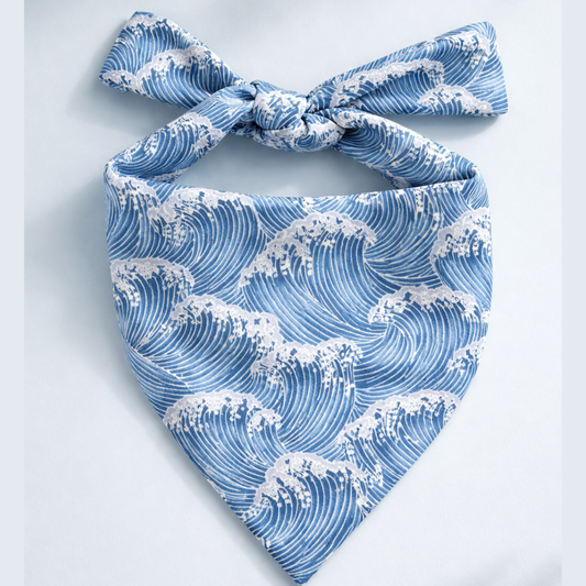 Beach Waves Dog Bandana New Arrival - main product image