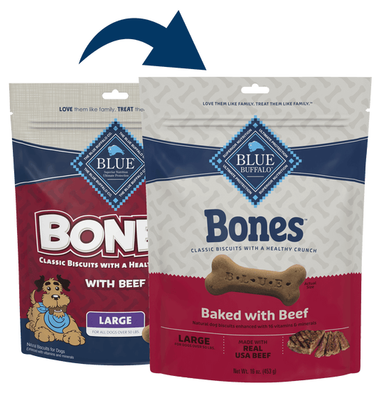 Dog Treats Blue Buffalo Beef Chews Large Training Rewards - main product image