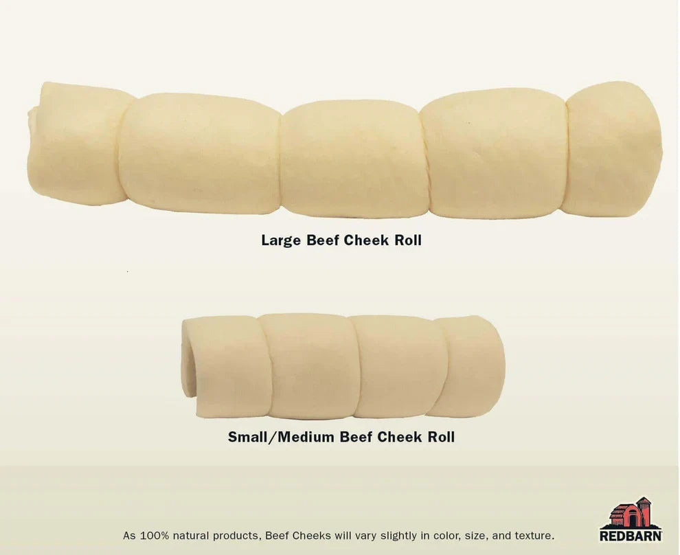 Redbarn Beef Cheek Roll Dog Treat Dog Treats Premium - detail view