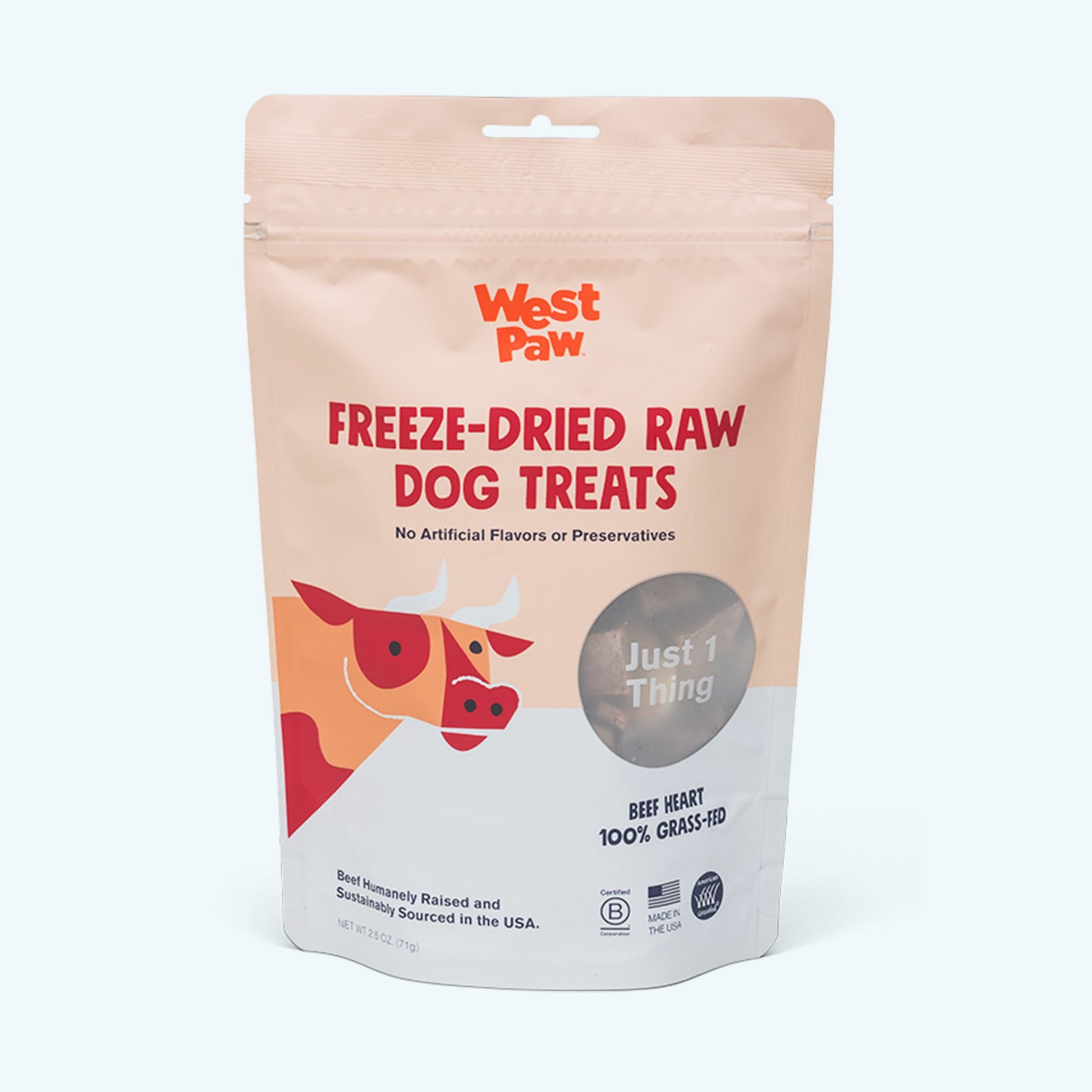 Dog Treats Beef Heart Natural Protein Reward Chews - main product image