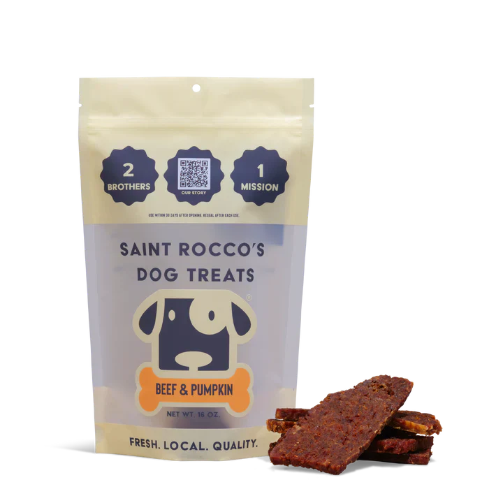 Saint Roccos Dog Treats Beef Pumpkin dog treats Premium - main product image