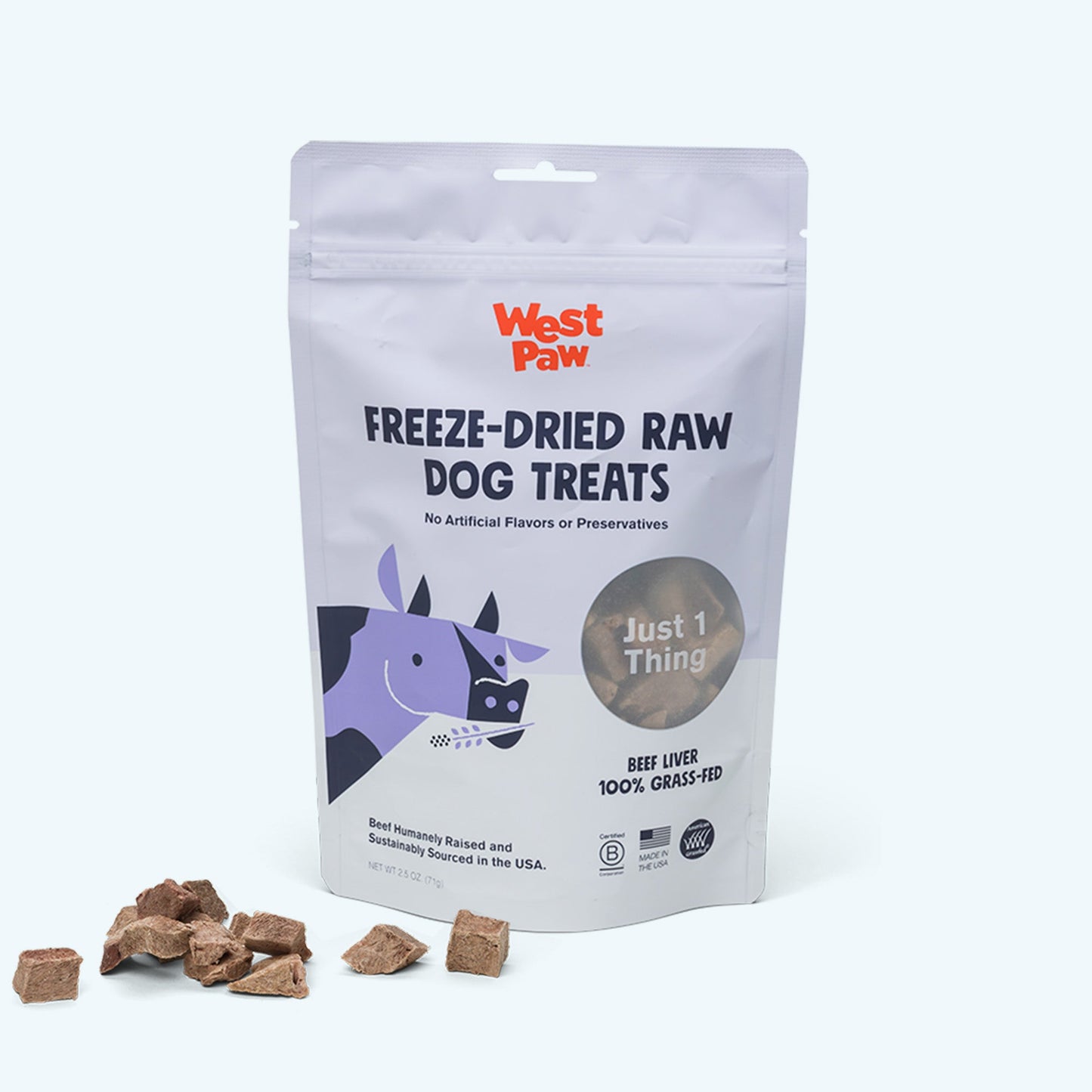 Dog Treats Beef Liver Natural Protein Reward Chews - detail view