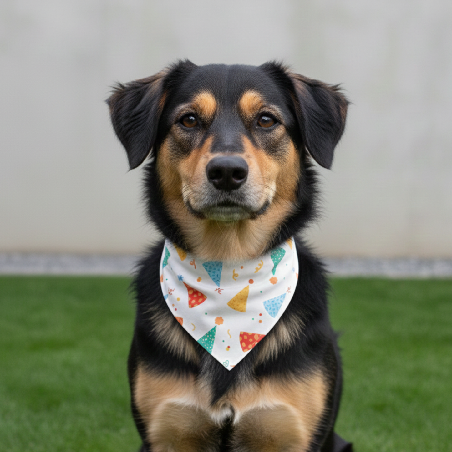 Birthday Dog Bandana - detail view