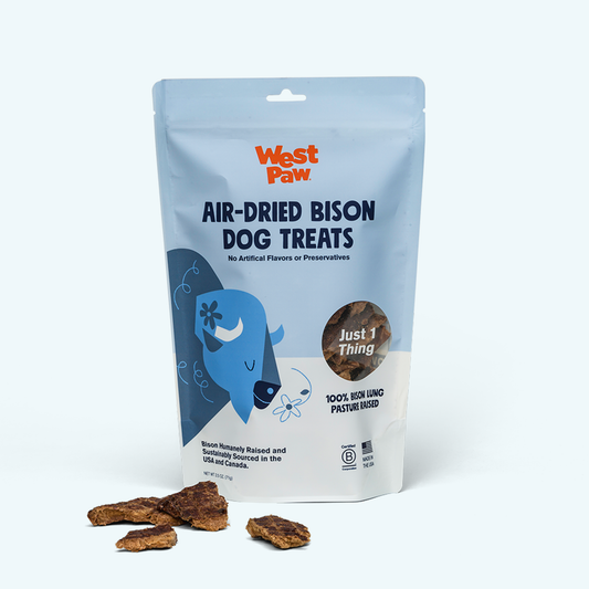 Dog Treats Bison Lung Natural Protein Reward Chews - detail view