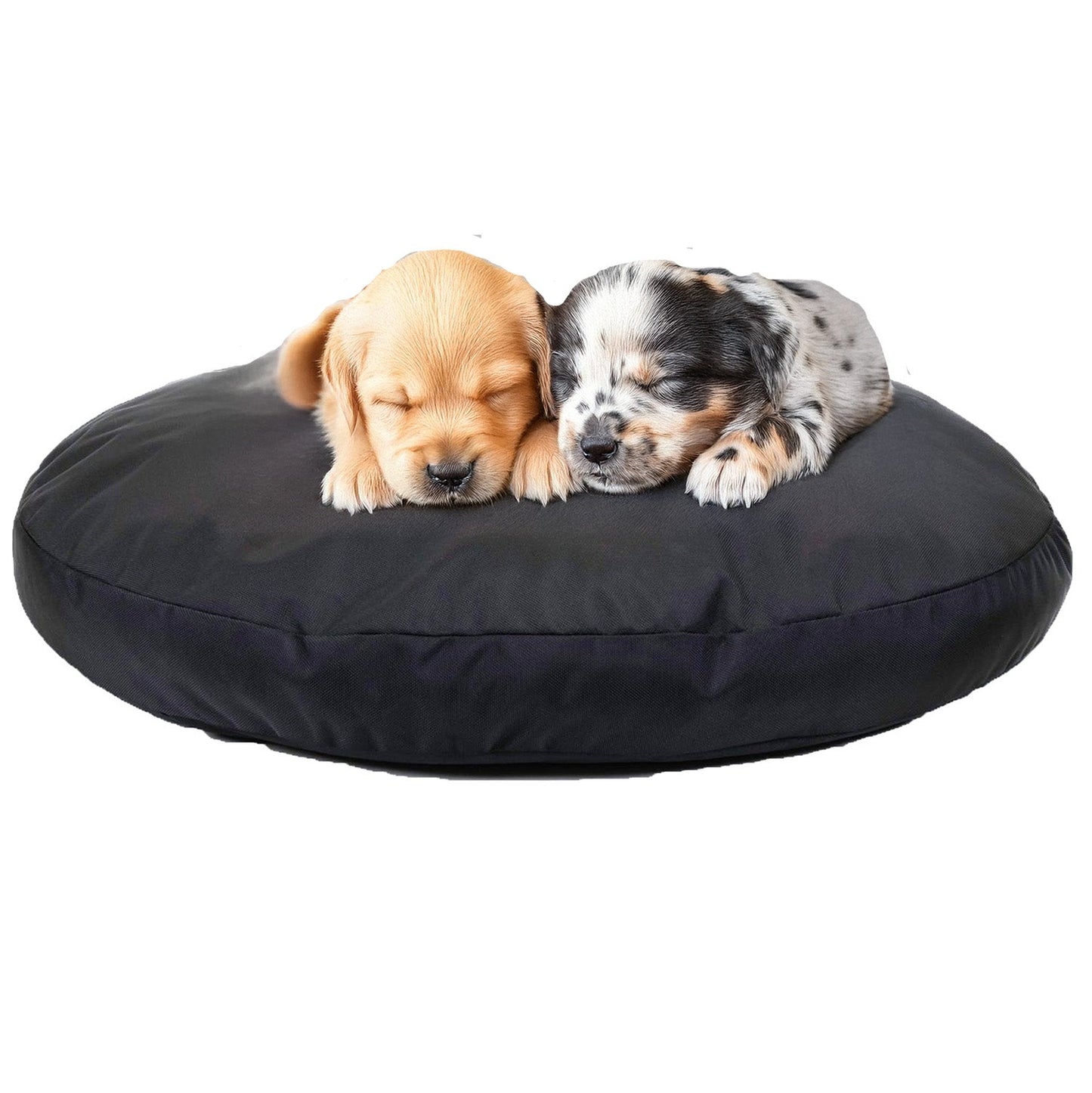 Dog Bed Round Armor Washable Pet Bed Comfort Premium - close up view
