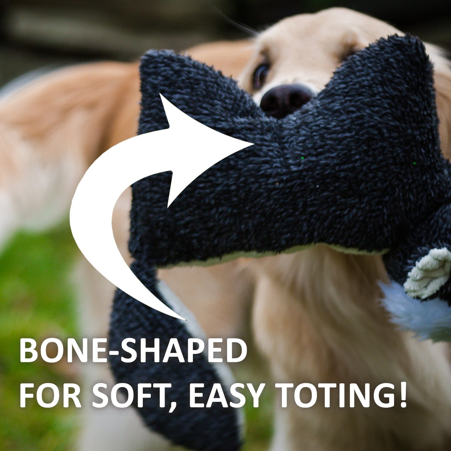 Dog Toy Squooshie Bunny Plush Toy for Daily Use for Comfort main product image for dogs and cats