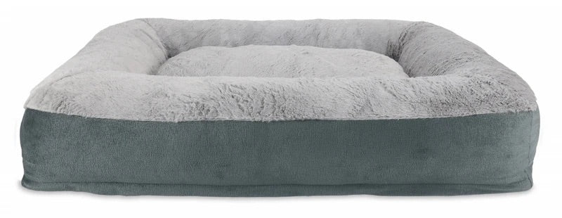 Arlee Harper Rectangle Slumber Grey Small - main product view | Dog Beds at Purrfect Pet Kingdom