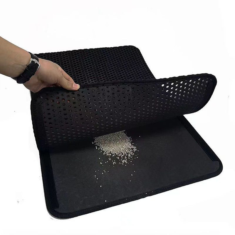 Double Layer Eva Pet Cat Litter Pad Sand Mat Cat Litter Pet - lifestyle view