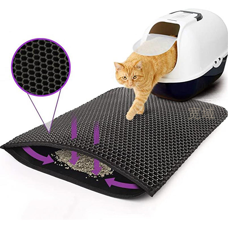 Double Layer Eva Pet Cat Litter Pad Sand Mat Cat Litter Pet - main product image