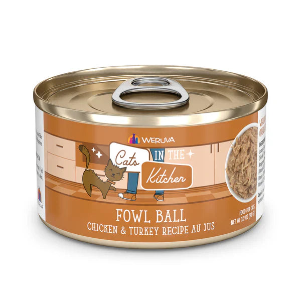 Cats In The Kitchen Fowl Ball Chicken And Turkey Recipe - main product image