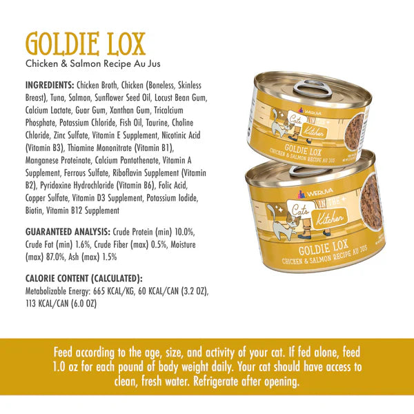 Cats In The Kitchen Goldie Lox Chicken And Salmon Recipe - close up view