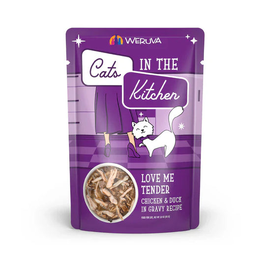 Cats In The Kitchen Love Me Tender Chicken Duck In Gravy 3Oz - main product image
