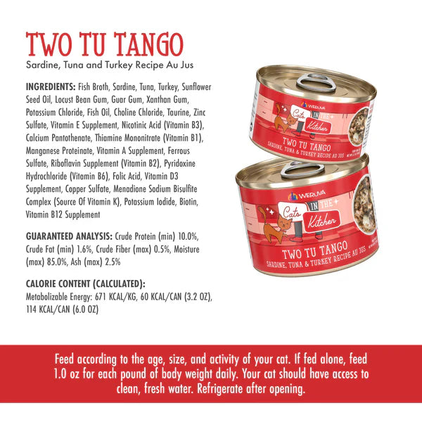 Wet Cat Food Premium Tuna Recipe 6oz Daily Meals Premium Pet - close up view