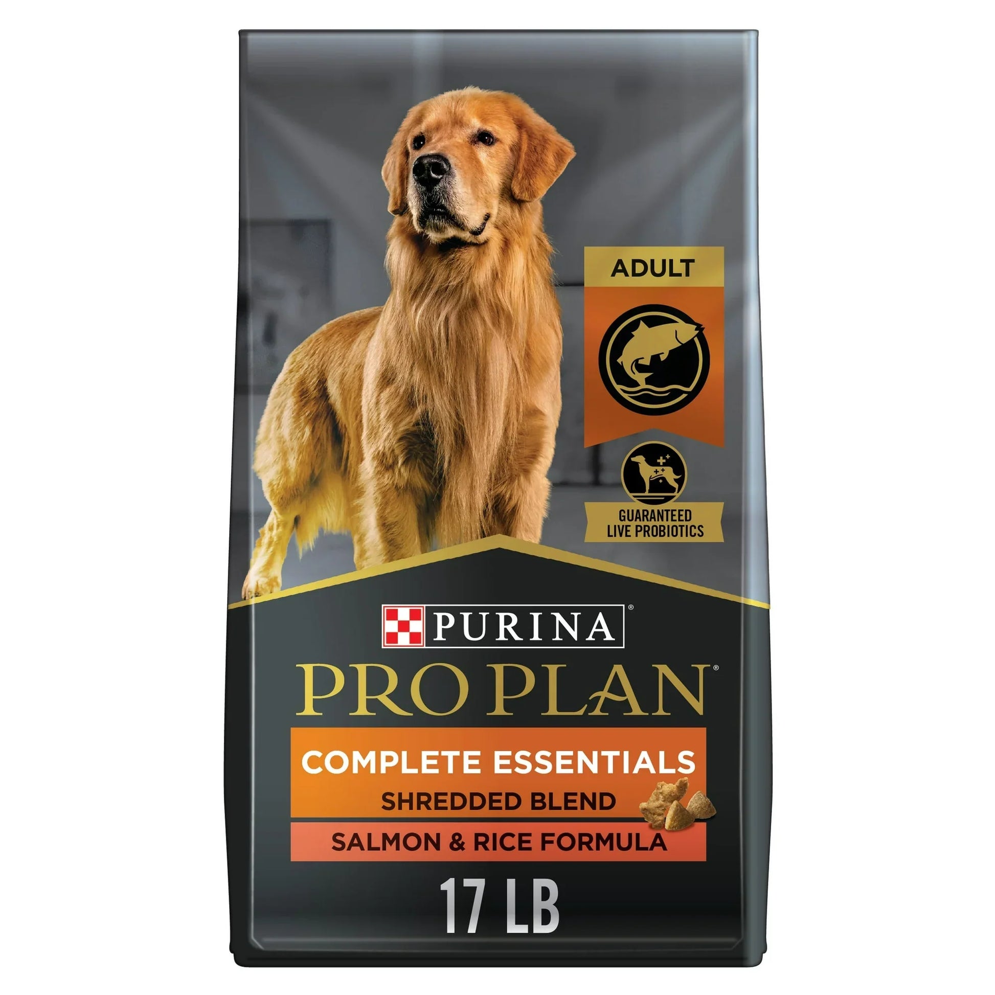 Pro Plan Adult Complete Essentials Shredded Blend Salmon Dry - lifestyle view