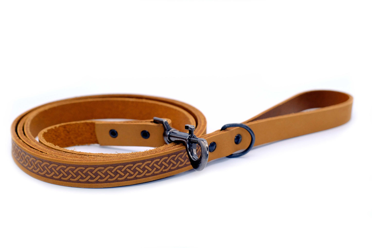Dog Collar Celtic Sport Leather Collar and Leash Set Essenti - gallery product image for dog collar