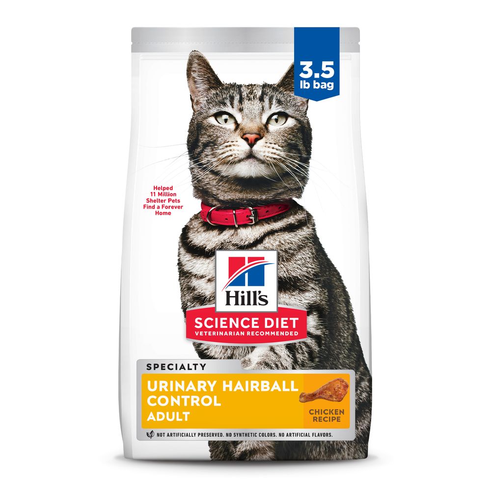 Hills Science Diet Adult Urinary Hairball Control Chicken - main product image