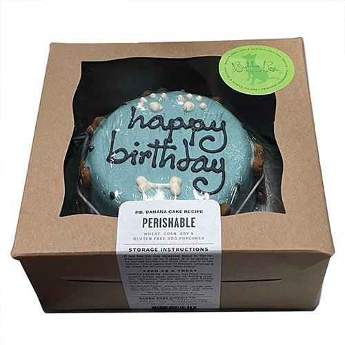 Dog Birthday Cake: Blue Cake Perishable for Training Rewards - premium dog treat from Purrfect Pet Kingdom