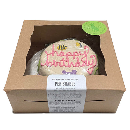 Dog Birthday Cake: Garden Cake Perishable for Dog Gifts - premium dog treat from Purrfect Pet Kingdom