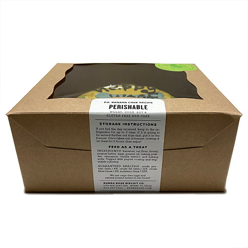 Dog Birthday Cake: White Cake Perishable for Pet Parties - premium dog treat from Purrfect Pet Kingdom