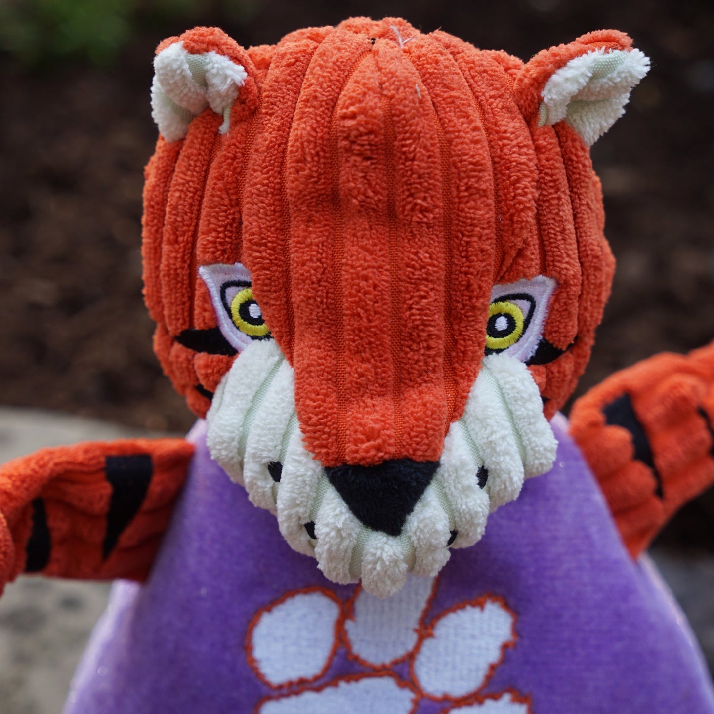Dog Toy NCAA Clemson University The Tiger Knottie Plush Toy main product image for dogs and cats