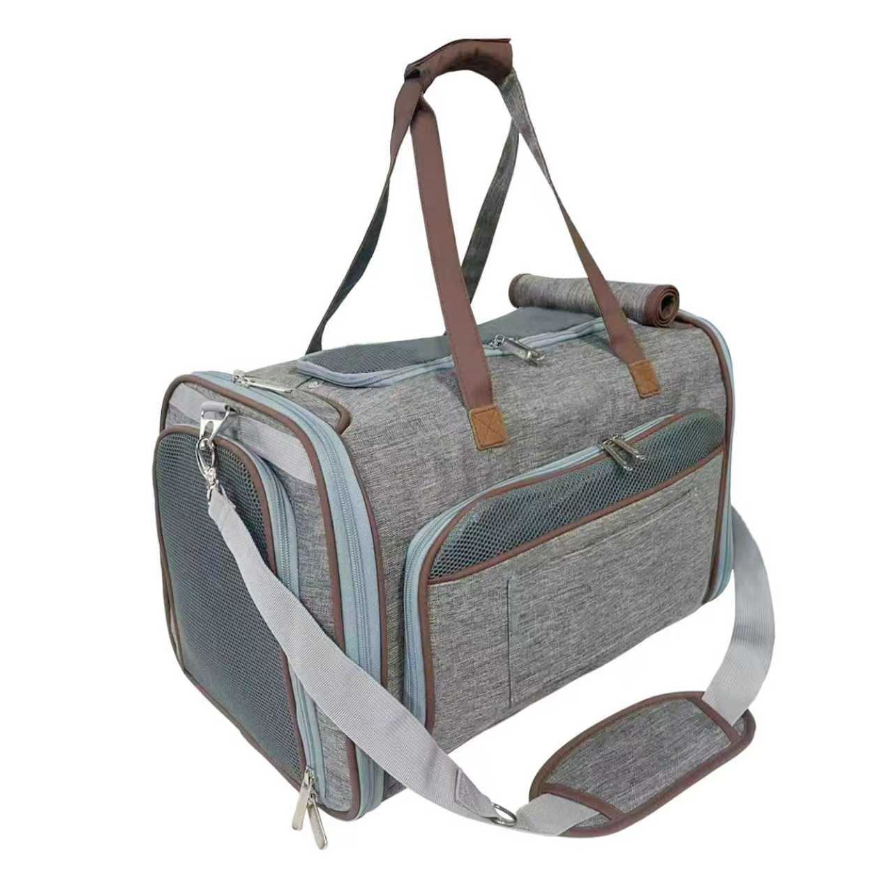 Mr. Peanut's Gold Series Standard Size Airline Compliant Expandable Pet Carrier V3.0 - detail view