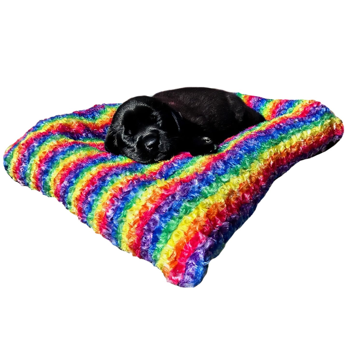 Dog Bed Rectangle Bolstered Furvana Cloud Washable Pet Bed