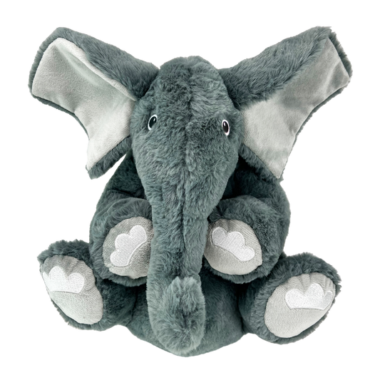 KONG Comfort Kiddos Jumbo Elephant Plush Dog Toy Durable - main product image
